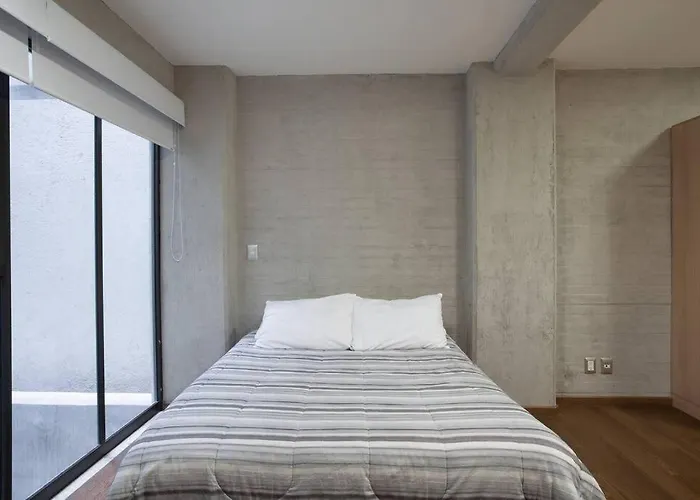Apartamento La Condesa Extraordinario Depa 8 Personas De Dos Pisos Y Terraza Con Descuento A Partir De La 3a Noche