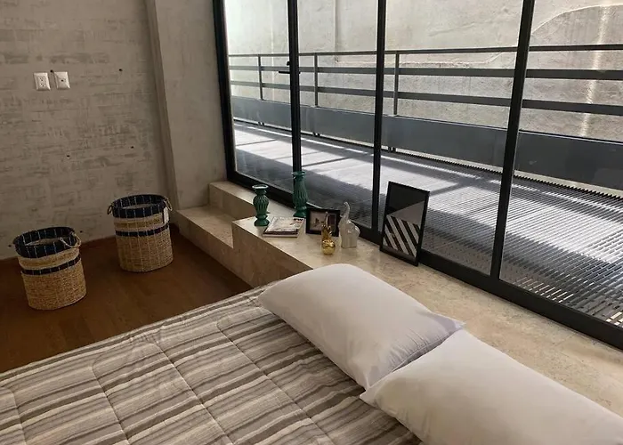 Apartamento La Condesa Extraordinario Depa 8 Personas De Dos Pisos Y Terraza Con Descuento A Partir De La 3a Noche