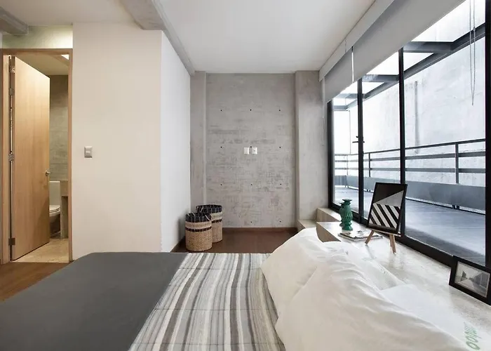 Apartamento La Condesa Extraordinario Depa 8 Personas De Dos Pisos Y Terraza Con Descuento A Partir De La 3a Noche *