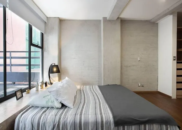 La Condesa Extraordinario Depa 8 Personas De Dos Pisos Y Terraza Con Descuento A Partir De La 3a Noche México DF